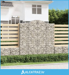 Lučne gabionske košare 5 kom 200x30x200/220cm pocinčano željezo - NOVO