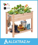 Podignuta vrtna gredica, drvena žardinjera 86,5 x 46,1 x 76 cm, podign