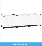 Povišena gredica 120x40x38 cm od polipropilena - NOVO