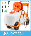 Prskalica za travnjak s kotačima, podesivi tlak 0-90 PSI, prskalica sa