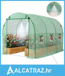 Staklenik s tunelom, 2,93 x 1,97 x 1,94 m, Hoop House, tunel za stakle