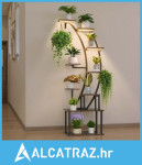 Stalak za biljke za unutarnju upotrebu s rasvjetom za uzgoj, 160 cm vi