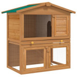 vidaXL Vanjski kavez kućica za male životinje i kućne ljubimce 3 drven