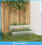 Vrtna posuda 2-slojna 100x60x45 cm od galvaniziranog čelika - NOVO