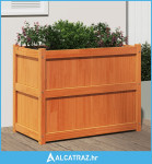 Vrtna sadilica voštano smeđe boje 90 x 50 x 70 cm od borovine - NOVO