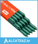 Vrtni kolci, pakiranje od 15 komada, 1705 mm, metalni kolci za rajčice