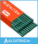 Vrtni kolci, pakiranje od 25 komada, 1800 mm, metalni kolci za rajčice