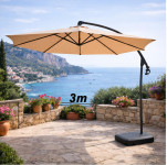 Vrtni suncobran G656 - Khaki novo