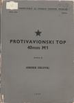 PROTIVAVIONSKI TOP 40mm M1 JNA, RVPVO Jugoslavija