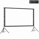 100-inčno 16:9 HD 4K/8K projekcijsko platno sa stalkom, prijenosno dvo