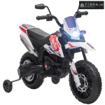 12V dječji motocikl s pomoćnim kotačima, LED svjetlima, glazbom, USB-o