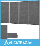 4 KOMADA akustičnih panela, debljine 2 inča, dimenzija 23,6 x 11,8 inč