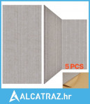 5 KOMADA akustičnih panela, 120 x 60 cm samoljepljive pjenaste ploče z