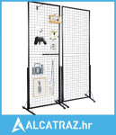 61 x 170,7 cm Toranj s mrežastim zidnim panelima, 2 pakiranja žičanih