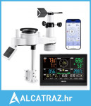 7-u-1 Wi-Fi meteorološka stanica s aplikacijom, 190,5 mm VA zaslon, be
