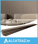 Akustične ploče od drvenih letvica, 7,9 x 94,5 inča, MDF akcentne drve