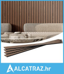 Akustične ploče od drvenih letvica, 7,9 x 94,5 inča, MDF akcentne drve