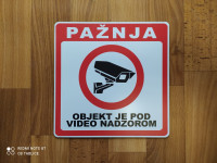 Alu tablice VIDEO NADZOR