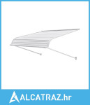 Aluminijska tenda 48 x 42 inča, izdržljiva nadstrešnica za prozore, vr