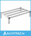 Aluminijski regal za skladištenje, 91 cm x 51 cm, podni regal za komer
