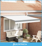 automatska uvlačiva tenda bijela 300x250 cm - NOVO