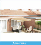 Automatska uvlačiva tenda s više boja 350x250 cm - NOVO