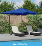Azure plavi kantilever suncobran Azure plavi Poliester suncobran - NOV