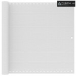 Balkonska Zaštita HDPE 90x600 cm Bijela - Bijela 90 x 600 cm