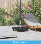 Baza za suncobran Crna 45 x 45 x 45 cm Granit - NOVO