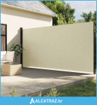 Bočna tenda na uvlačenje krem 200 x 300 cm - NOVO
