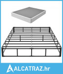 Boxspring, okvir kreveta veličine Queen s perivom tkaninom, teški meta