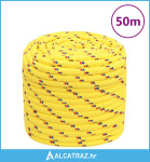Brodski konop žuti 16 mm 50 m od polipropilena - NOVO