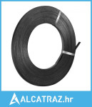 Čelična traka za pakiranje, zavojnica, 19 mm x 0,55 mm x 500 m, metaln