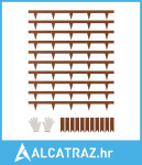 Čelični rub za uređenje okoliša, 10 pakiranja 40 x 4,5 inča otpornih n