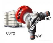 Čep za cisternu 2"+ račva Y za brzu spojnicu 1/2" ili 3/4" - 85kn
