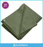 Cerada 260 g/m² 8 x 12 m zelena HDPE - NOVO