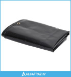Cerada 650 g/m² 4 x 6 m crna - NOVO