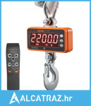 Digitalna vaga za dizalicu, 2200 lbs/1000 kg, industrijska viseća vaga