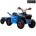 Dječji quad, punjiv, 2,5 km/h, s prikolicom, vrijeme vožnje 50 min, za