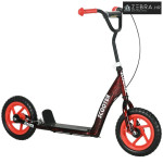 Dječji romobil s podesivom visinom, kočnicom, 2 kotača, nosivost 50 kg