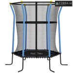 Dječji trampolin, 122 x 111 cm, sa zaštitnom mrežom, podstavljen, čeli