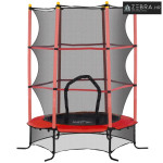 Dječji trampolin, Ø163 cm, sa zaštitnom mrežom, za unutarnju i vanjsku