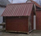 Drvena kuca kućica  za vrt 3x3x3 m