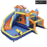 Dvorac na napuhavanje 8 u 1 s puhalom, toboganom, bazenom, trampolinom
