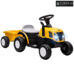 Električni dječji traktor s odvojivom prikolicom, traktor za vožnju s