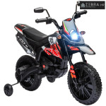Električni motocikl za djecu, 12V električni motocikl s 2 motora, pomo