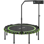 Fitness trampolin s podesivim rukohvatom, sportski trampolin za unutar