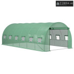 Folija za staklenike 6x3x2m, vodootporna PE folija s UV zaštitom, zele