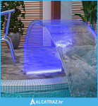 Fontana za bazen s RGB LED svjetlima akrilna 50 cm - NOVO