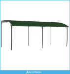 Gazebo 6 x 3 x 2,55 m Zelena Tkanina i Aluminij 180 gsm - NOVO